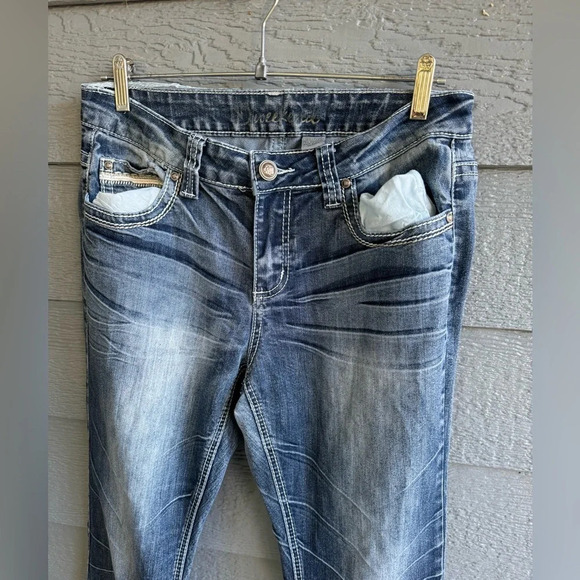 Women's Size 10 ND Weekend Jeans Boot Cut Button Flap Pockets - Picture 4 of 8
